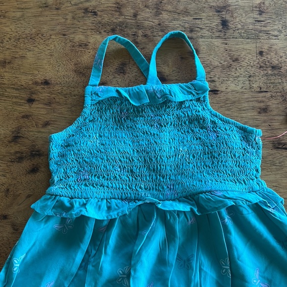 New! Girls Butterfly Tiered dress - Picture 4 of 5